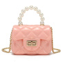 Famous Brand Candy Colors Pvc Crossbody Bag Kids Purse Mini Handbags Luxury Jelly Purse and Handbags Women