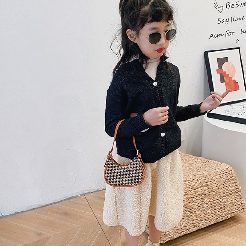 2021 Summer New Houndstooth Handbag Crossbody Handbags Hot Sale Korean Fashion Houndstooth Handbags For Women Luxury Purses