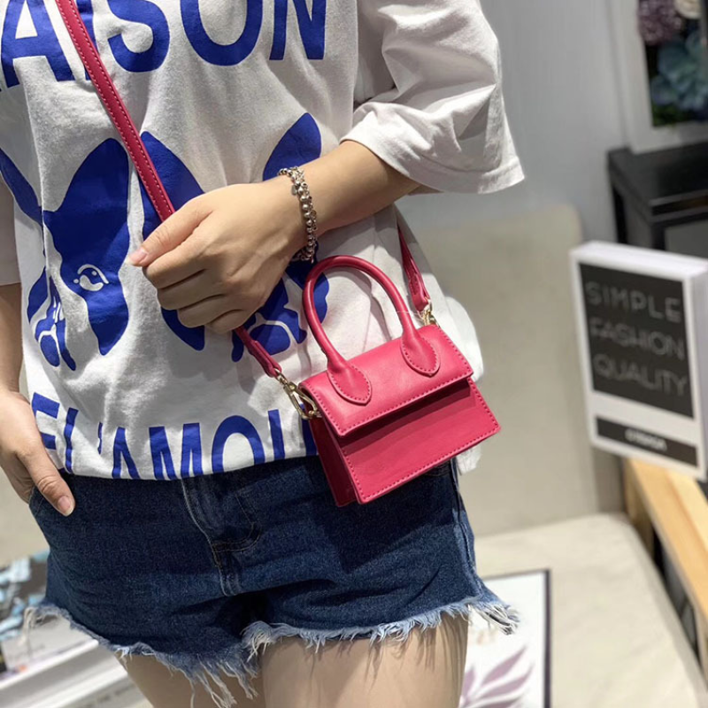 Wholesale pu leather top-handle handbags shoulder bags women handbags ladies mini purses and handbags women