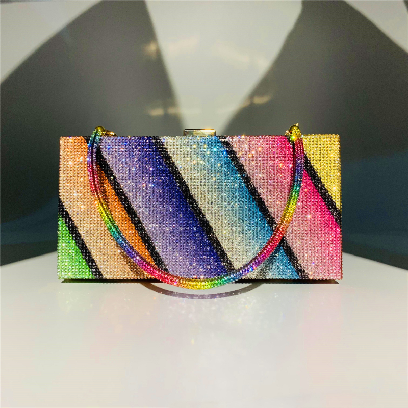 2021 Bling Rhinestone Bags Wedding Clutch Bags Women Handbags Ladies Evening Bags Handbags