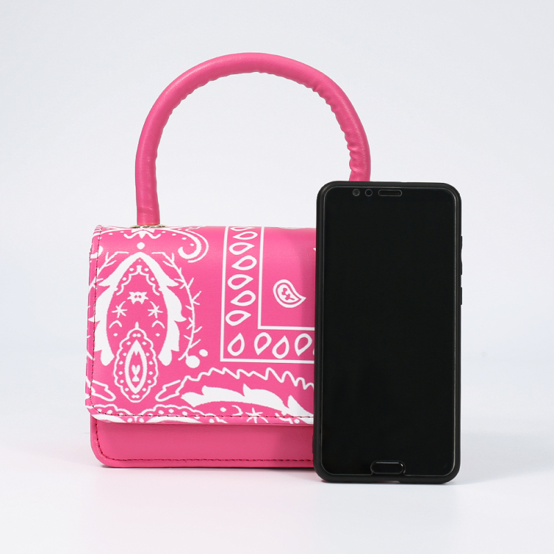 Summer Hot Sale New Cashew Flower Small Square Bag Bandana Bag Designer Purses And Hat Set crossbody Shoulder Ladies Handbag