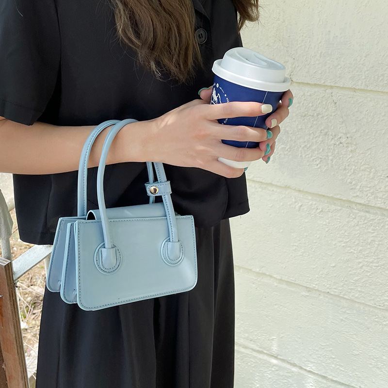 Handbag 2021 New Simple Ladies Mini Handbag Western Style Women Shoulder Bag Handbag Pu Leather Crossbody Bag Women