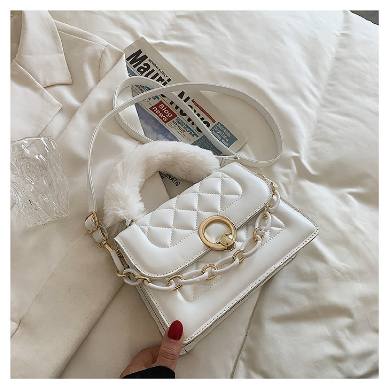New Style Autumn Purses And Handbags Portable Press Grid Chain Fashion Crossbody Handbags Messenger Purses And Hadbags