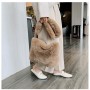 2020 Solid Color Winter Shoulder Bags Luxury Fur Purse Bags Women Handbags Ladies