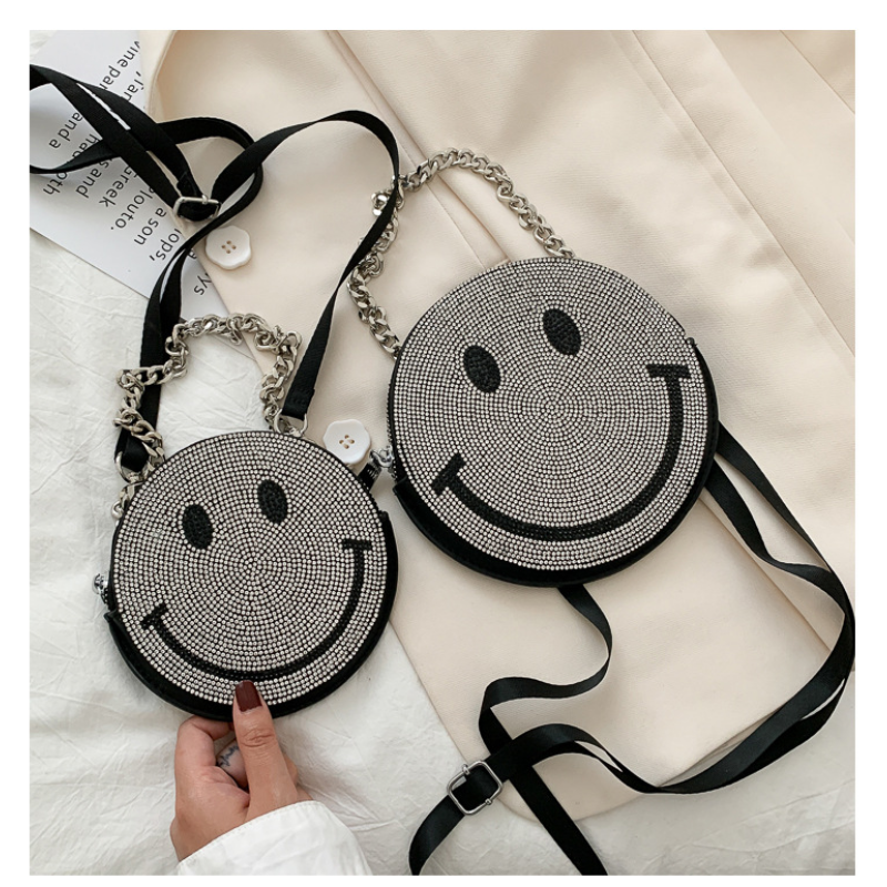 Diamond small round bag evening purses mini bags women handbags ladies handbags for women