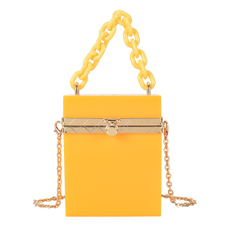 Fashion candy color PVC acrylic box bag women purses and handbags for women purses 2021