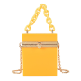 Fashion candy color PVC acrylic box bag women purses and handbags for women purses 2021