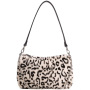 Ins 2021 New Trendy Fashion Handbag Wild Shoulder Handbag Autumn Winter Plush Leopard Print Underarm Bag Female Women Hand Bags