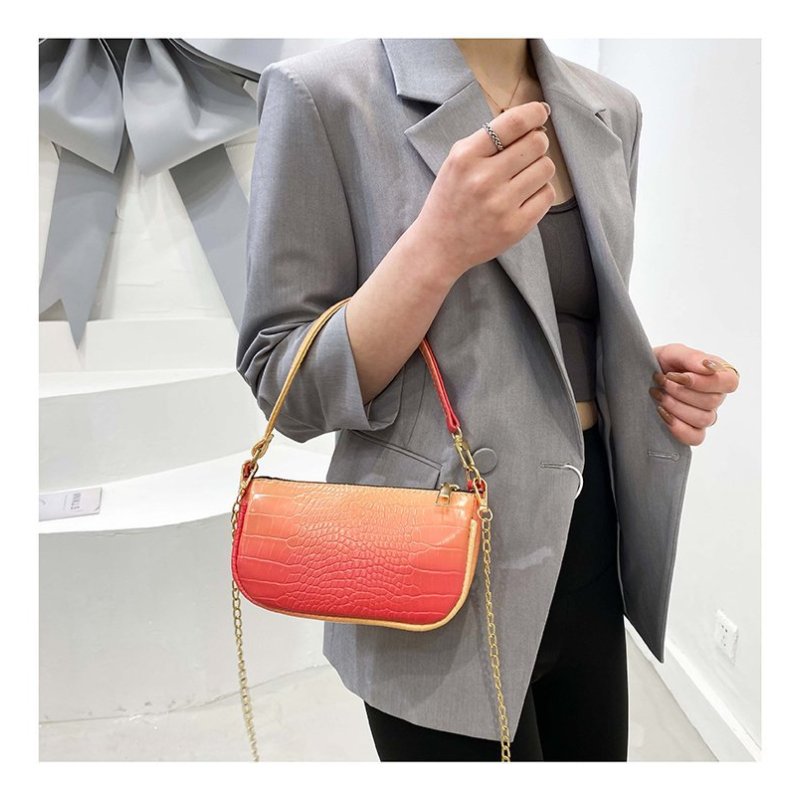 2021 Simple Chain Crossbody Bag Mini PursesTemperament Campus School Bag Underarm Bag Trendy Fashion Women Purses And Handbags