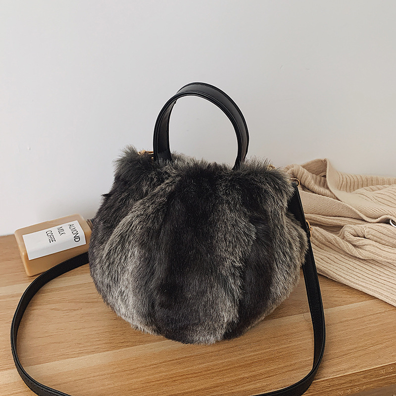 High Quality Fur Purse Furry Women Hand Bags Ladies Bag Designer Handbags Luxury Purses And Handbags For Women