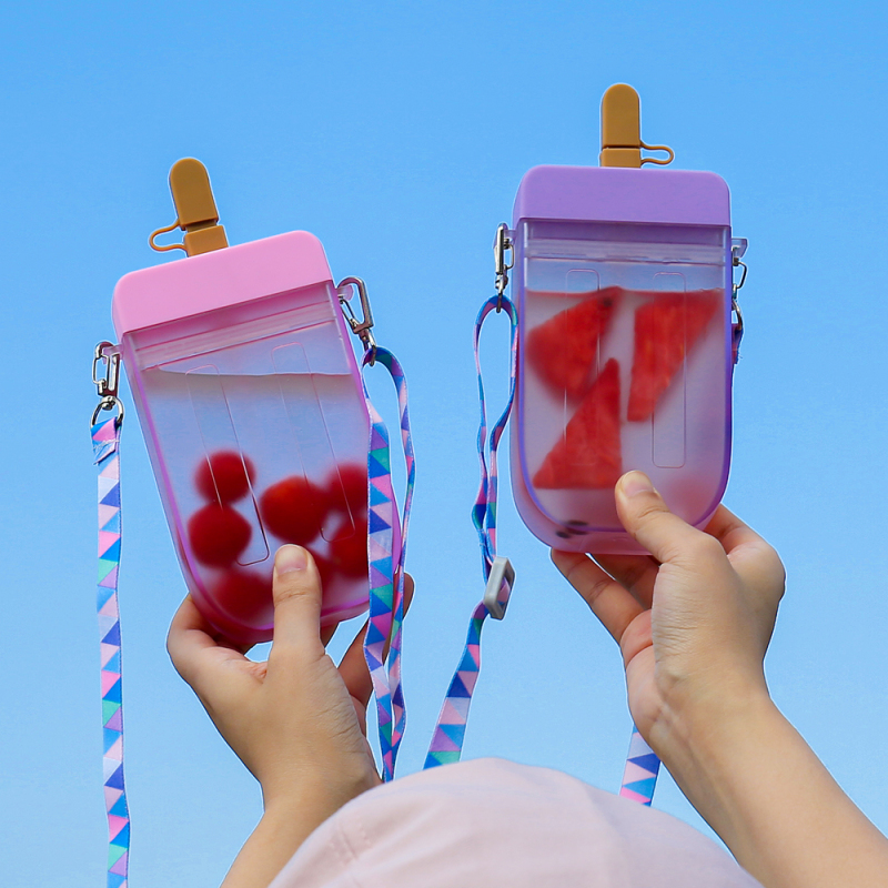 Ins Influence Cup Creative Popsicle Drink Purses Handbag Drink Pouch Purses Alcohol Purse Water Bottle Cup Handbag For Women
