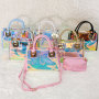Transparent square pvc bags clear large tote bag crossbody bags lady handbags wholesale jelly purse women handbags
