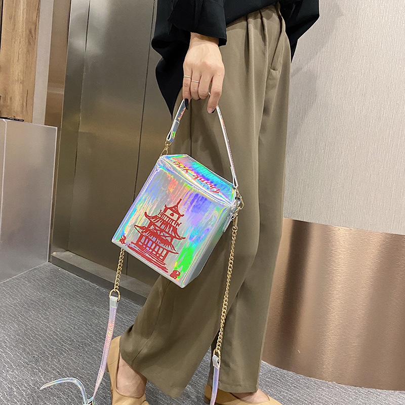 Chinese Takeout Box Designer Handbags Bag Pu Leather Handbags for Women Hand Bags Wholesale Purses and Handbags