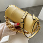 2021 New Trendy Korean All-Match Crossbody Bag Thick Chain One-Shoulder Bag Armpit Fashion Woemn Hand Bags