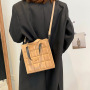 Autumn And Winter New Trendy Bags Women Handbags Ladies Leather Fashion Shoulder Bag Grid Messenger Bag Trend Handbags