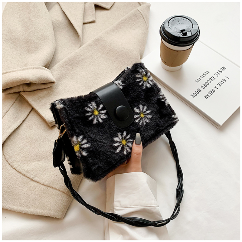 Small Square Fur Bag Women Bags Women Handbags For Women Hand Bags Luxury Purses And Handbags