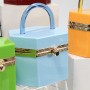 Wholesale fashion acrylic box bag candy color jelly bags and handbags for women purses 2021