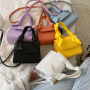 New  2021 fashionable square handbags women hand bags ladies cross body purses and handbags for women