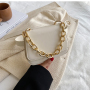 Fashionable Korean Small Square Bag Female Ins New Chain Messenger Bags Elegant Simple Ladies Handbags Women Bags