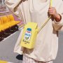 Pu Cute Strawberry Banana Milk Ladies Shoulder Bag