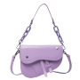 2021 New Fashion Portable Saddle Bag Acrylic Chain Shoulder Purses And Handbags Women
