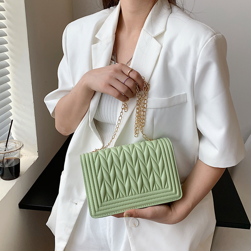 2021 New Summer Small Chain Bag Wholesale Designer Wallets And Ladies Handbags For Ladies Pu Leather Ladies Messenger Bag