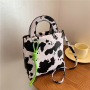 New Arrivals  Tote Bag Bucket Bag Handbags For Women  Ins Popular Cow Pattern Single Crossbody Shoulder Bag