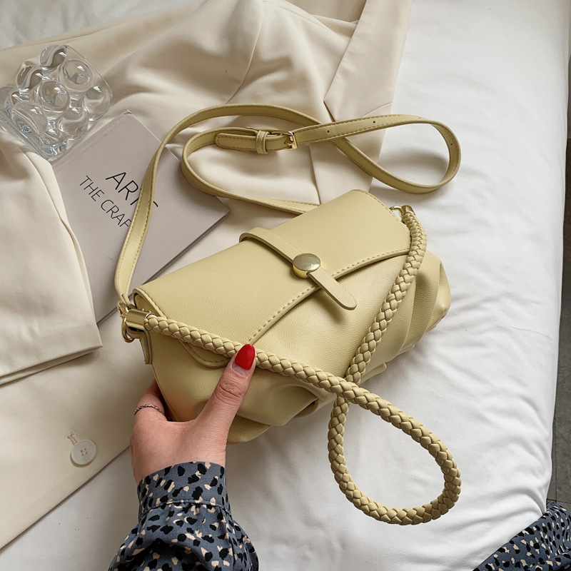 2021 New Fashion Female Bag Texture Single Shoulder Messenger Bag Female Ins Satchels Bag