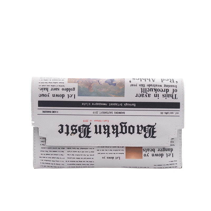 New Product Newspaper Bags Purses And Bucket Hat Set Designer Handbags For Women Purses and Handbags