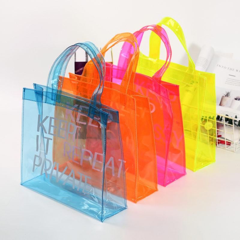 Gold Supplier 2021 Summer Style Jelly Bag Fashion Waterproof Wholesale Pvc Transparent Crossbody Handbag Ladies Jelly Tote Bags