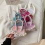 New arrival crocodile pattern pearl chain small square bag purses and handbags luxury for women hand bags 2021