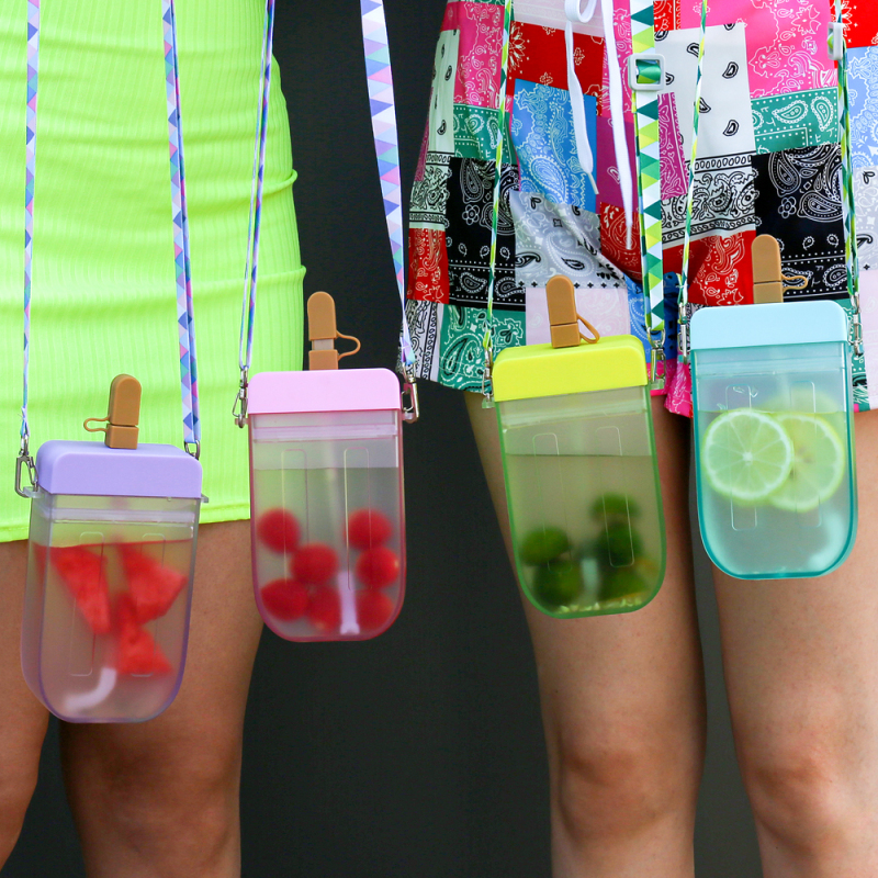 Ins Influence Cup Creative Popsicle Drink Purses Handbag Drink Pouch Purses Alcohol Purse Water Bottle Cup Handbag For Women