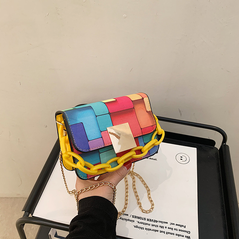 Square Bag Girls Designer Purses 2021 Handbags For Women  Luxury Bags Women Hand Bags Ladies
