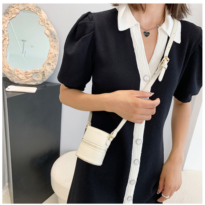 2021 New Korean Fashion Sling Bag Wholesale Simple Elegant Bags Women Handbags Ladies Bucket Crossbody Bag