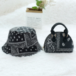 Black Hats and Purse Set
