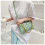 Lingge Chain Shoulder Messenger Bag Square Handbag