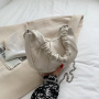 Niche Design Niche Design 2021 New Trendy Summer Fashion Chain Shoulder Messenger Bag Ins Influence Fold Underarm Bag