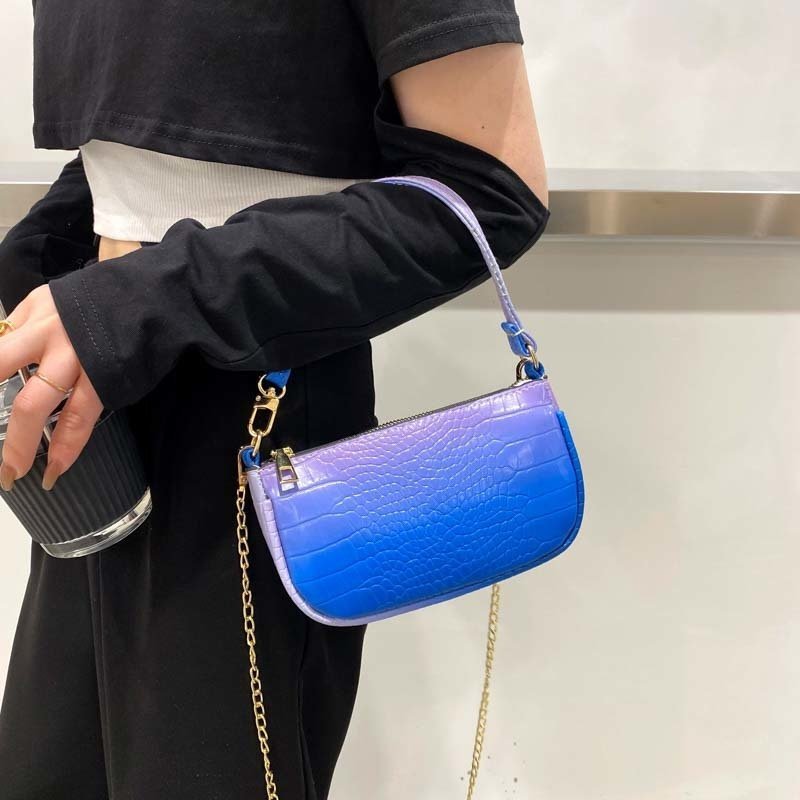2021 Simple Chain Crossbody Bag Mini PursesTemperament Campus School Bag Underarm Bag Trendy Fashion Women Purses And Handbags