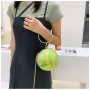 New Ladies Spherical Messenger Bag Summer Small Fresh And Cute Wrist Bag Fashion Acrylic Ladies Clutch Bag