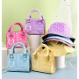 2021 New Cashew Flower Square Bag Handbag & Fisherman Hat Set Ins Portable Crossbody Bag Women Bandana Bags