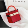 Transparent Acrylic Clear Color Box Purses Clutch Bag Handbag Women Ladies Purses and Handbags Luxury Handbags for Women
