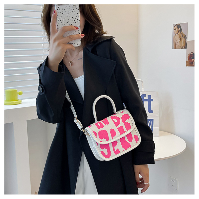 Summer New Small Square Bag Women Handbags 2021 Cute Girl Heart Trendy Contrast Color Crossbody Leather Bags Women Ladies Purses