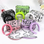 New Fashion Graffiti Women Hand Bags And Hair Band 2 Pieces Set Ins Popular Crossbody Messenger Bags Purses And Handbags Women