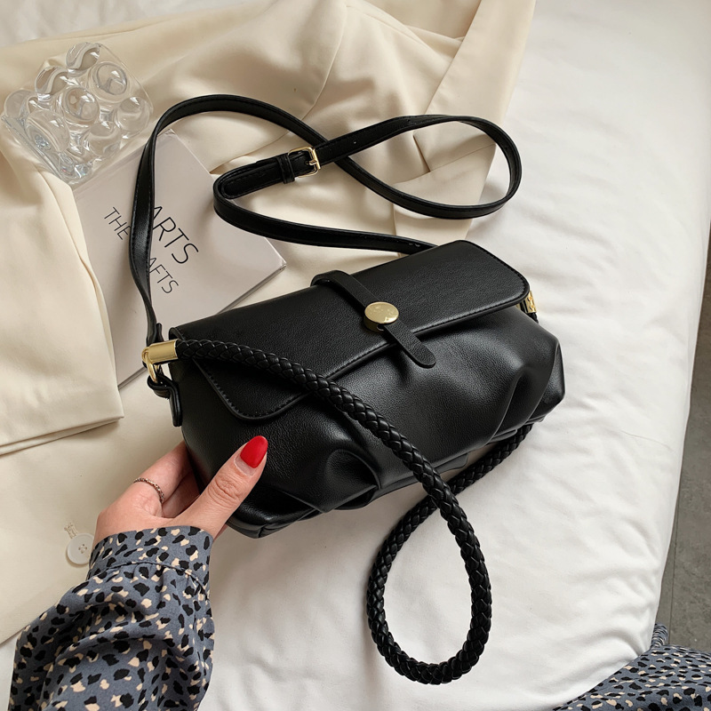 2021 New Fashion Female Bag Texture Single Shoulder Messenger Bag Female Ins Satchels Bag