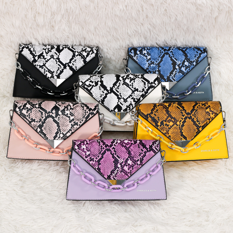 Ins Popular Latest Serpentine Clamshell Bags Shoulder Crossbody Chain Purses Luxury Handbags Women Purses And Hand Bags