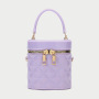Ladies Messenger Bag Rhombic Jelly Translucent Bucket Bag