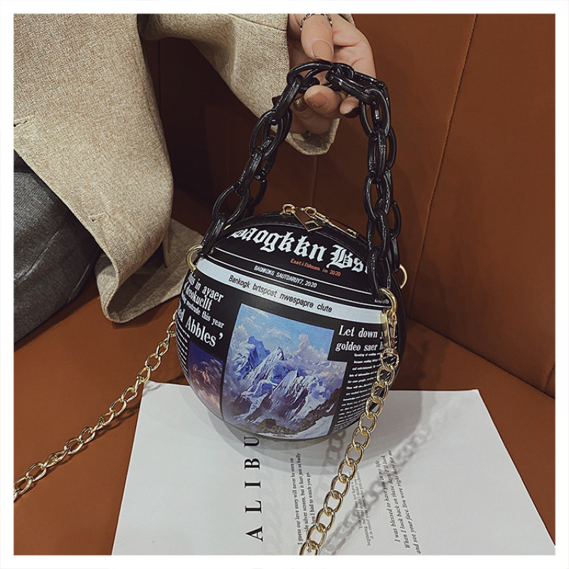 2021 Women's Handbag Painted Graffiti Bags Women Basketball Handbags Luxury Handbags for Women Basketball Purses