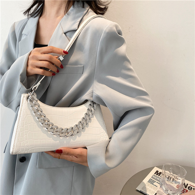 New Style Crocodile Pattern Small Crossbody Handbag Fashion Lady Shoulder Bags Women Handbags