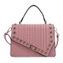 PU Embossed Diamond Handbag Shoulder Messenger Women Bag