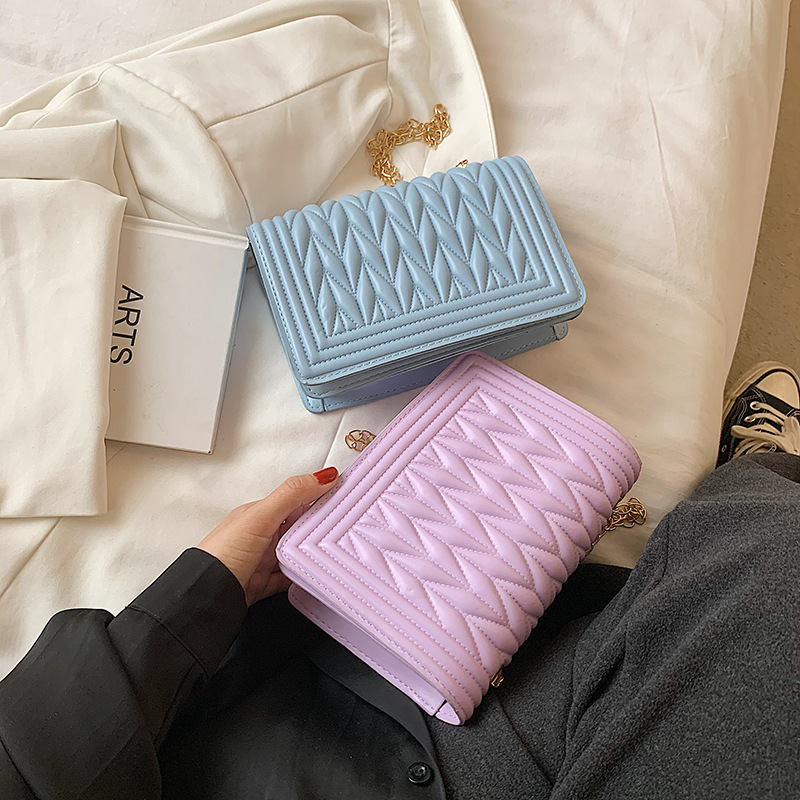 2021 New Summer Small Chain Bag Wholesale Designer Wallets And Ladies Handbags For Ladies Pu Leather Ladies Messenger Bag